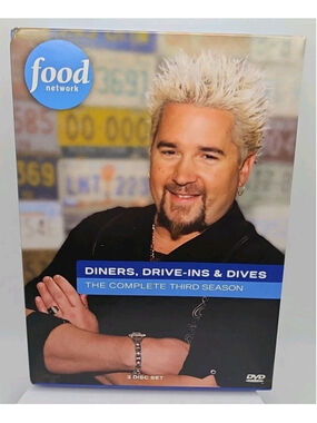 Diners, Drive-Ins and Dives The Complete Third Season DVD, 3 Discs, Slipcover